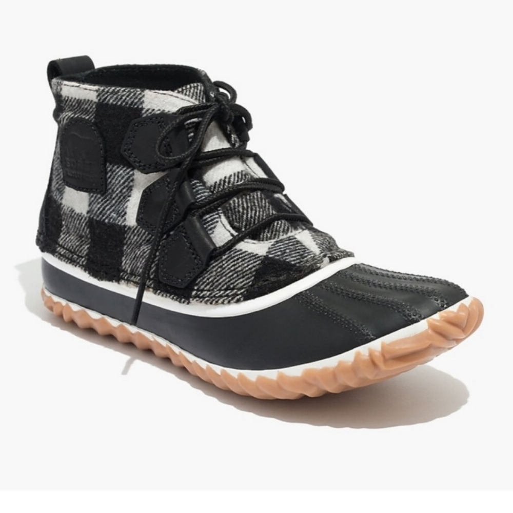 Sorel Madewell X Sorel Out N About Buffalo Plaid Boots